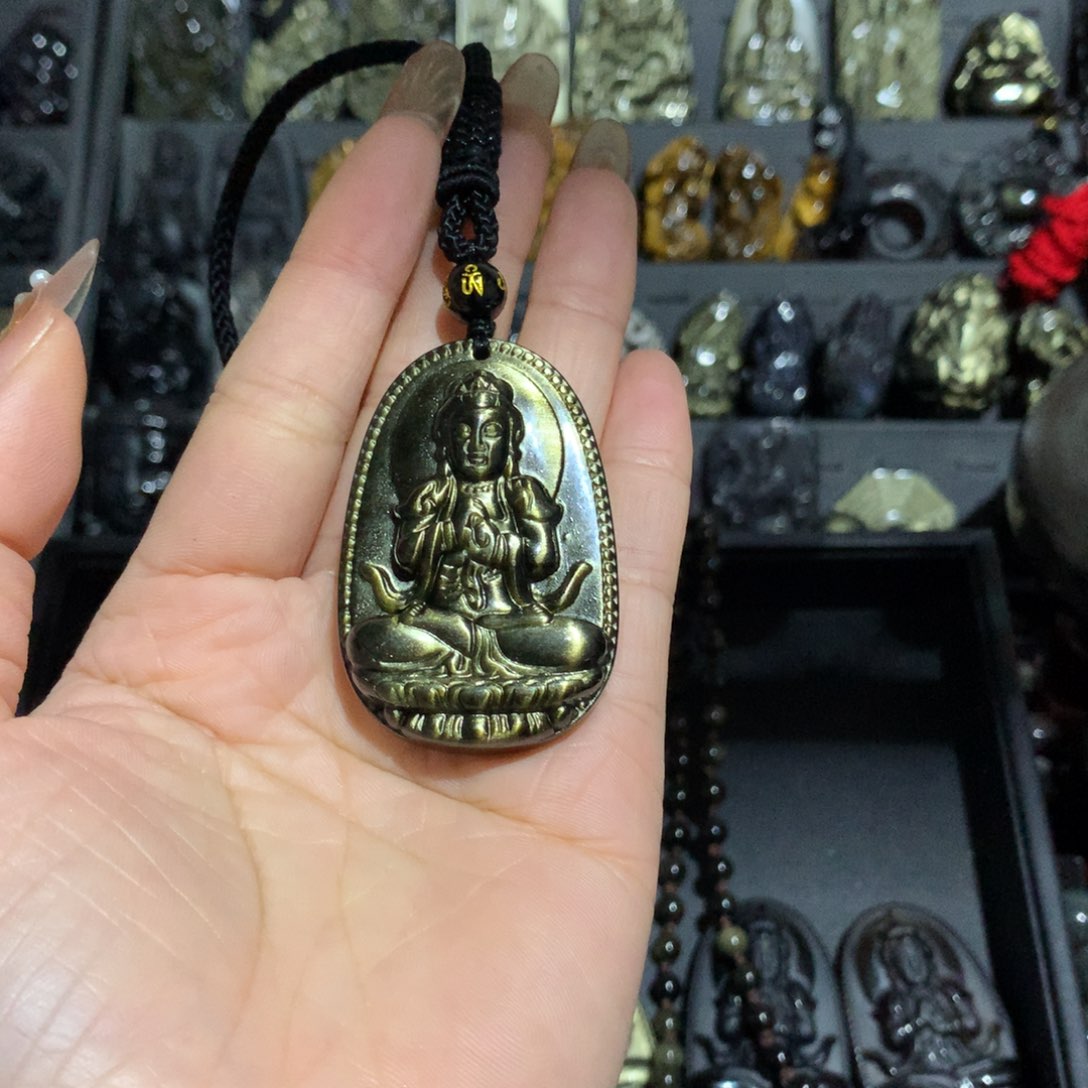 未镶嵌黑曜岩吊坠(赠链)?**?