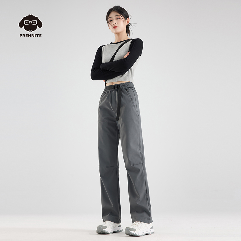 PREHNITE/普林奈特新款三防直筒长裤男女款秋冬户外休闲运动裤