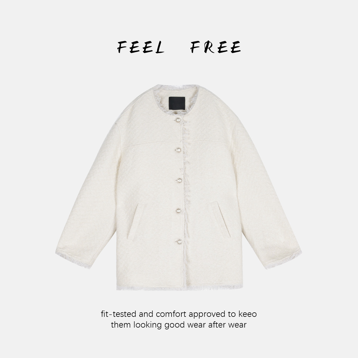 FEEL FREE-早茶夹棉小香外套 新款NEW