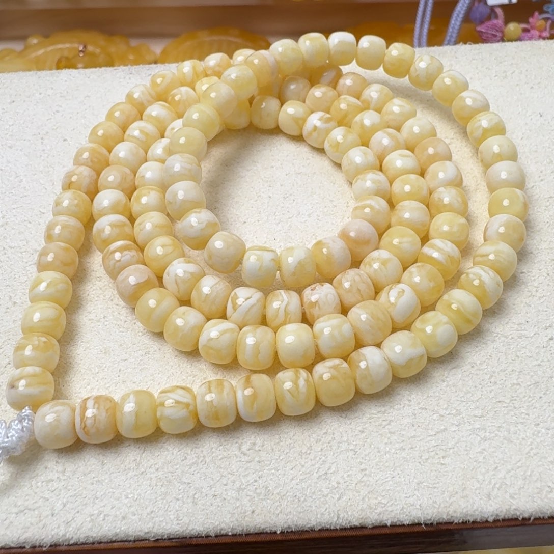 蜜蜡吊坠(不含链)未镶嵌俄料6.7mm