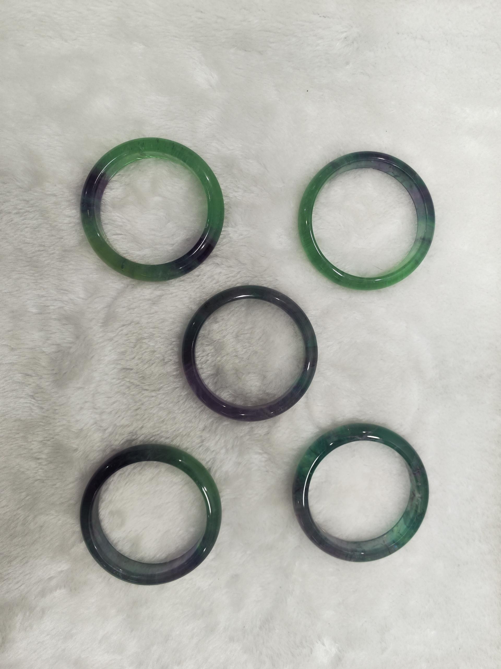 天然精美萤石手镯饰品直播间专拍