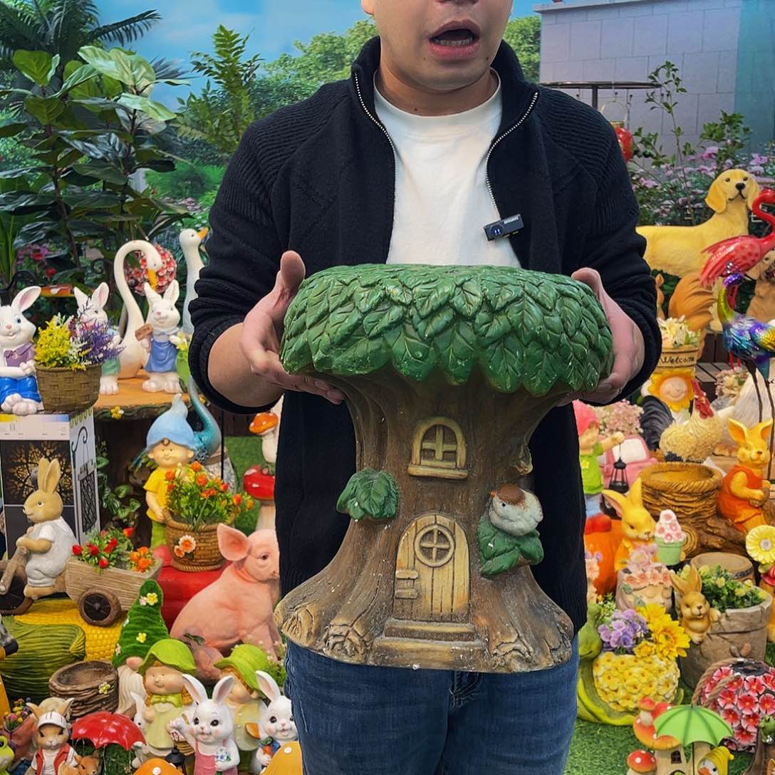 红陶花园庭院摆件