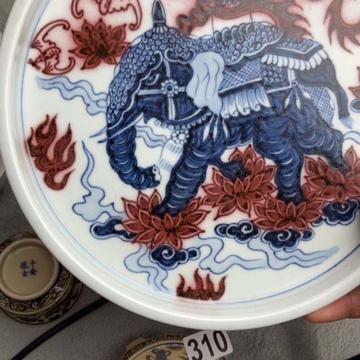 亮***晶瓷片手工手绘手工制作