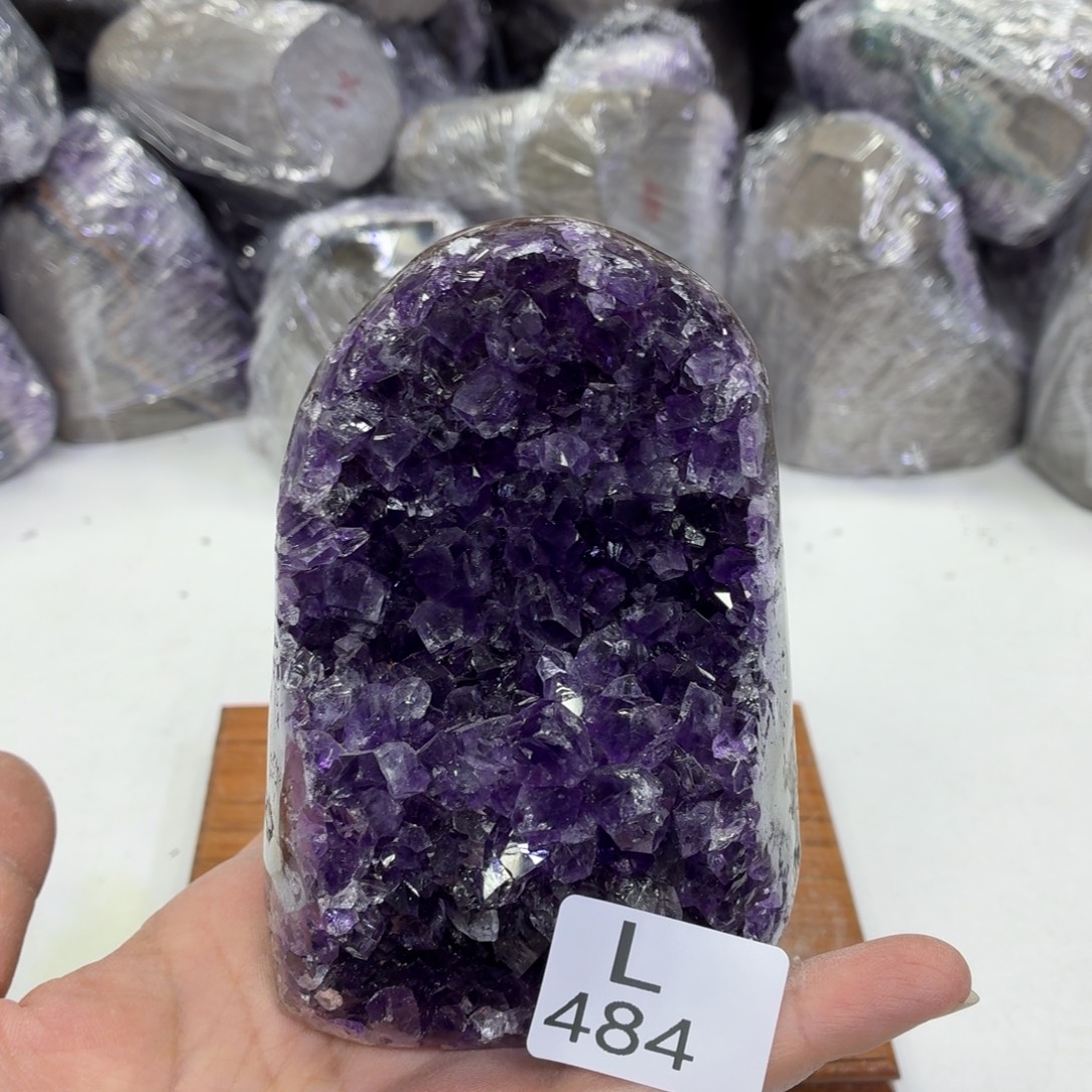 未镶嵌水晶摆件天然紫水晶