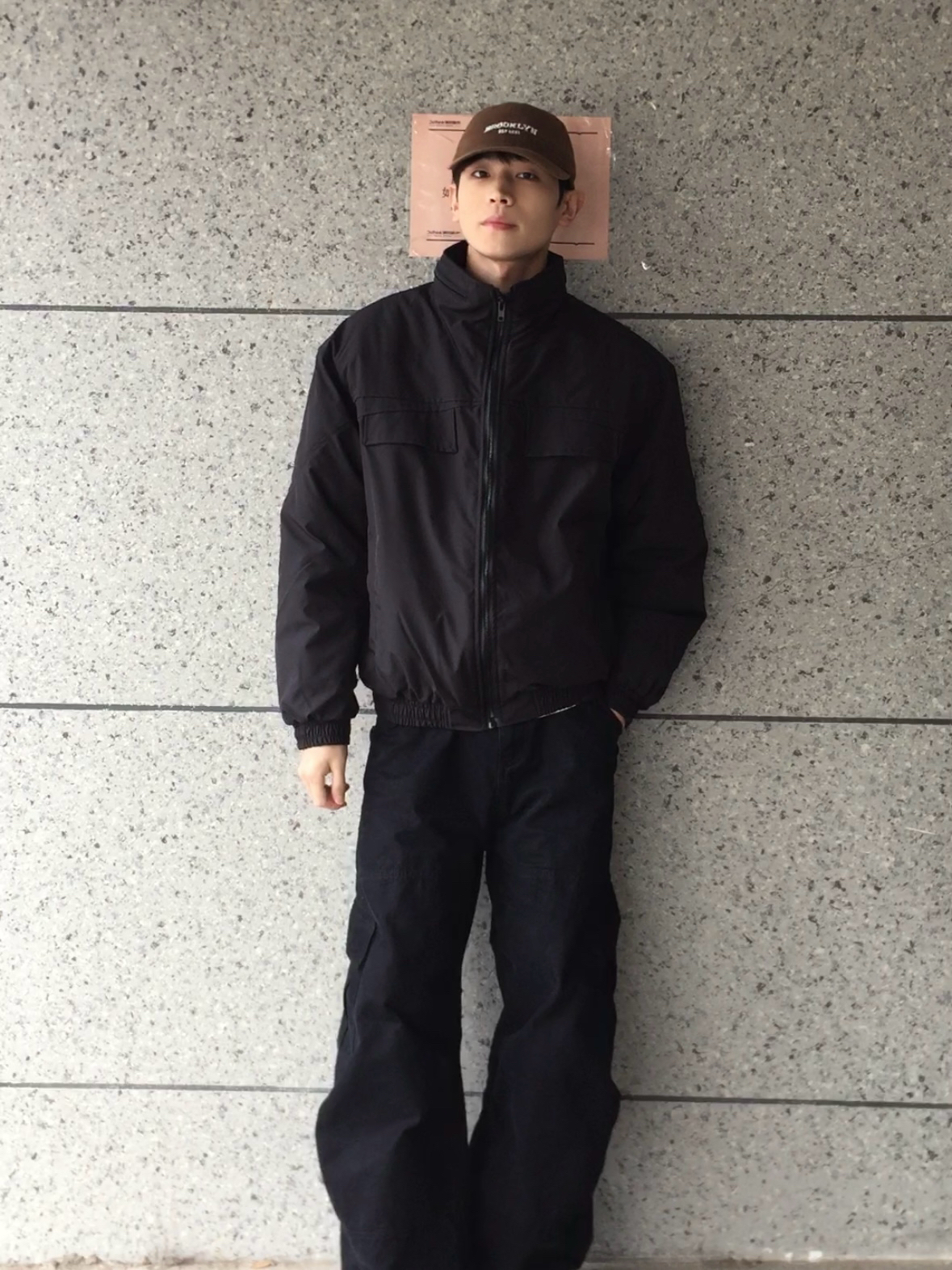 美式复古飞行夹克男立领工装解构拼接棉服外套宽松百搭保暖棉衣