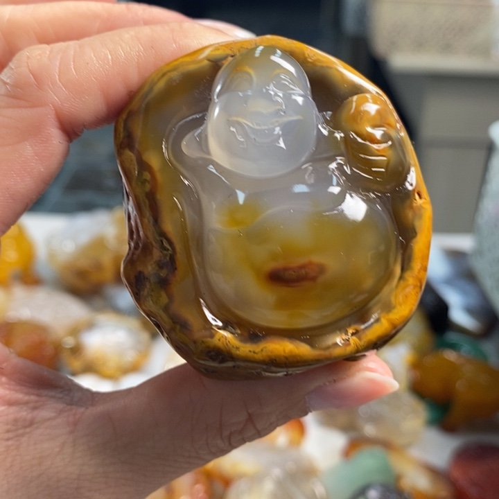 玛瑙/玉髓吊坠(不含链)未镶嵌