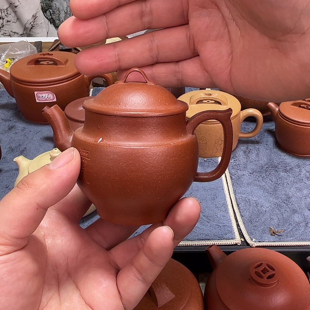 紫砂茶壶150毫升红降坡无尘孤品浮力