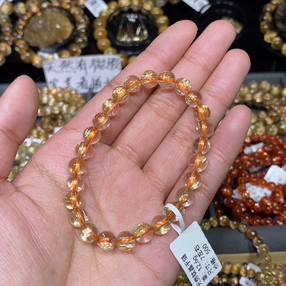 水晶手链未镶嵌原****记琪