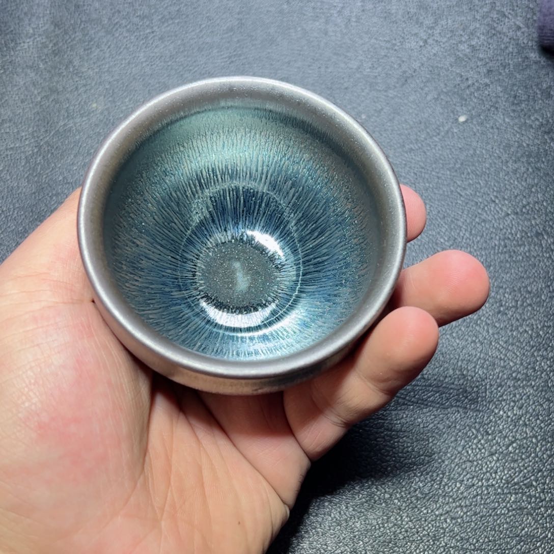 茶盏银豪建窑建盏主人杯