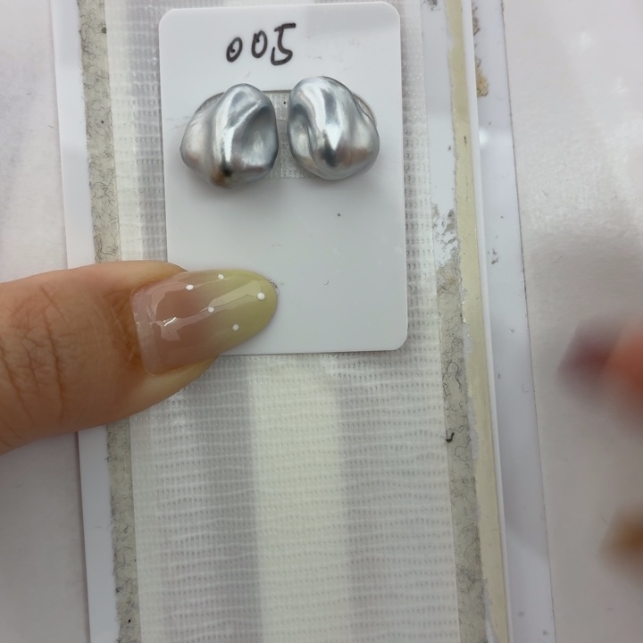 海水珍珠裸珠海水珍珠大溪地铂金灰keshi裸珠