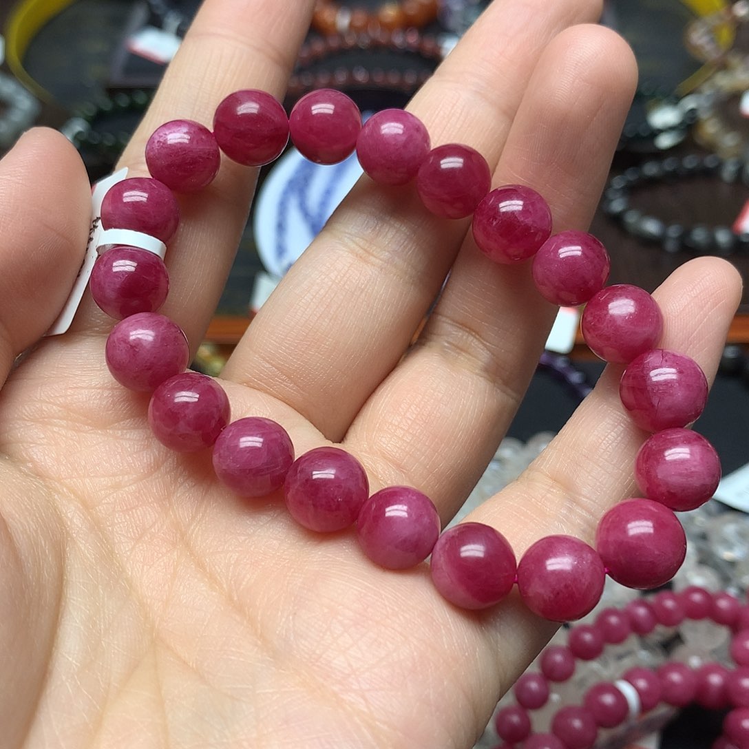 蔷薇辉石手串未镶嵌