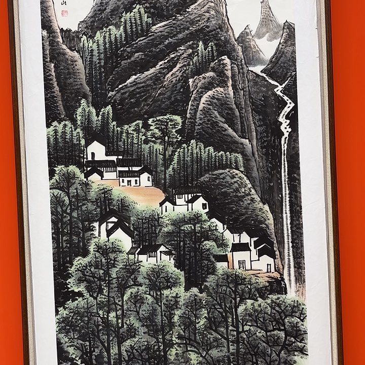 国画阿*孙立芳老先生国际展览