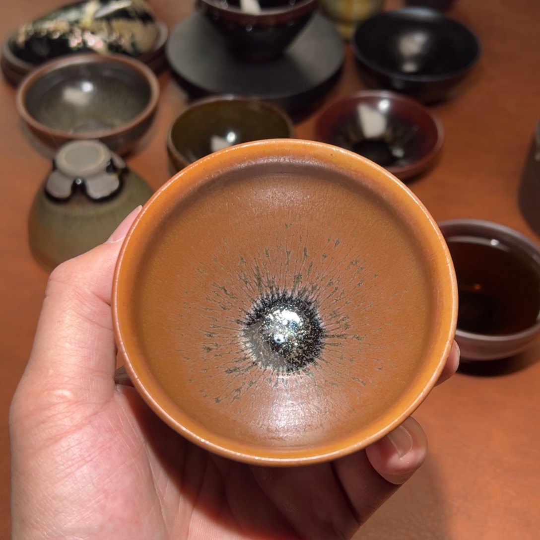 茶盏柴烧主人杯建窑建盏茶盏