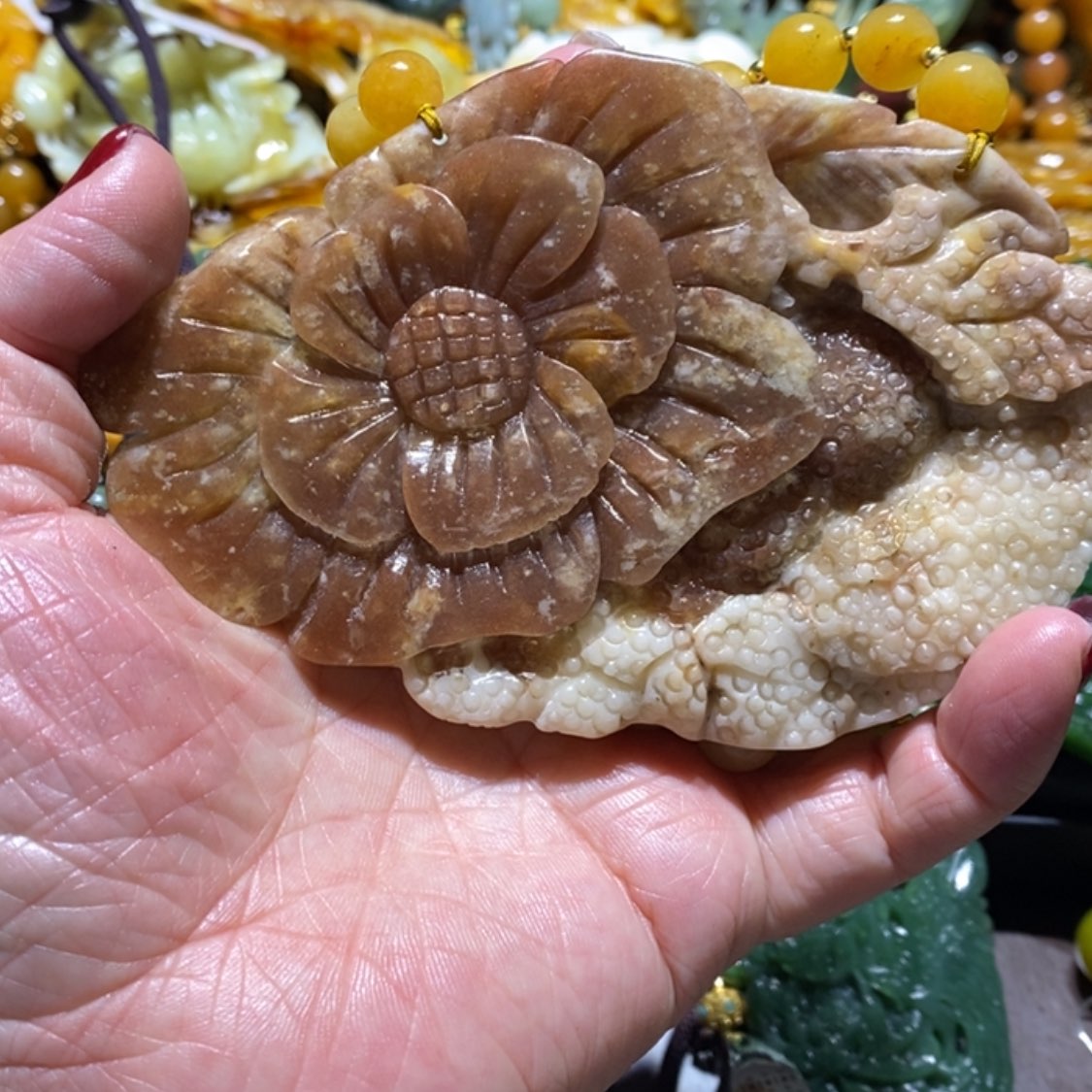 【闪购商品】岫玉毛衣链未镶嵌