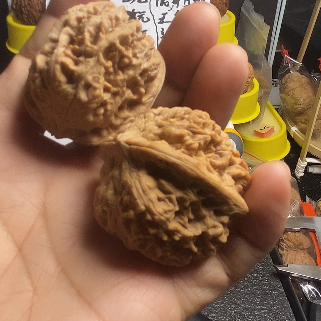 眼***盐吊坠文玩核桃门墩38