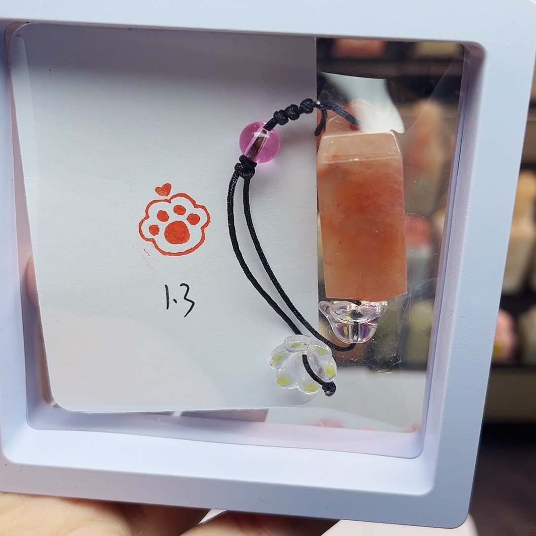 寿山石印石1.3猫爪 精品老挝 手工篆刻