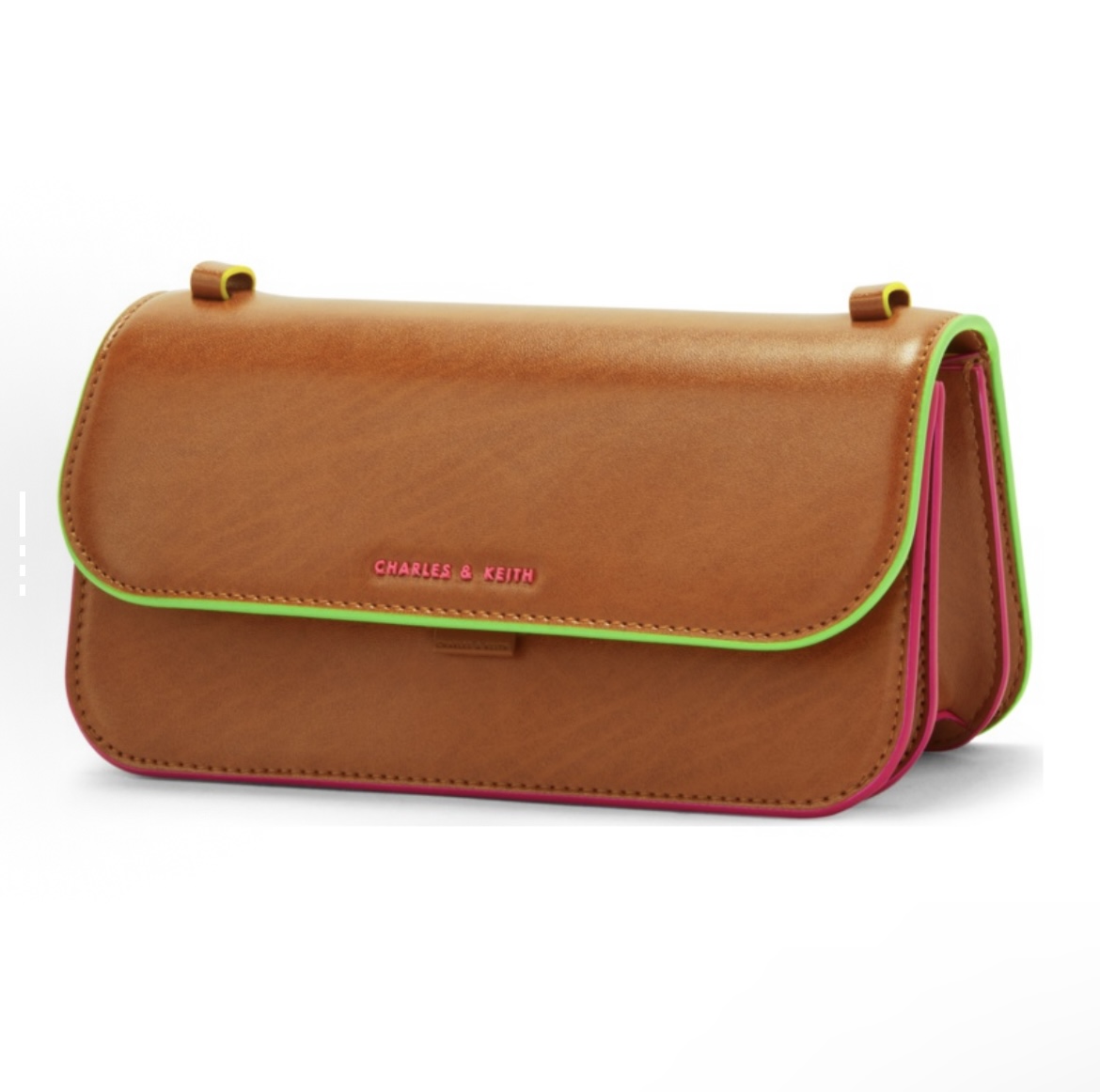 CHARLES&KEITH 80151245茶色S女士单肩手提包