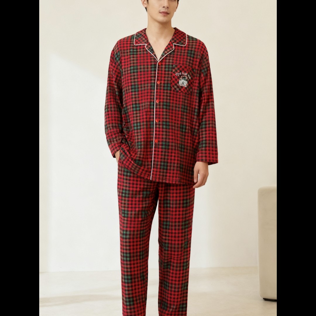 亲亲吾衣男士喜庆睡衣家居服