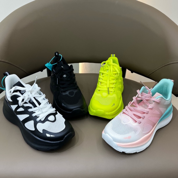 99001男女同款夏季百搭耐磨情侣轻便回弹厚底减震跑步鞋中性透气
