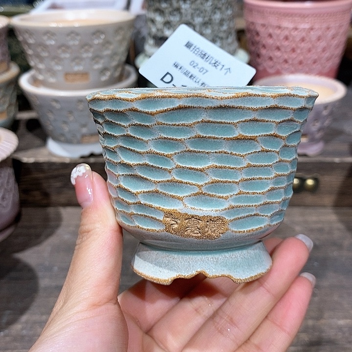 七里烧花盆2-7-187口径6