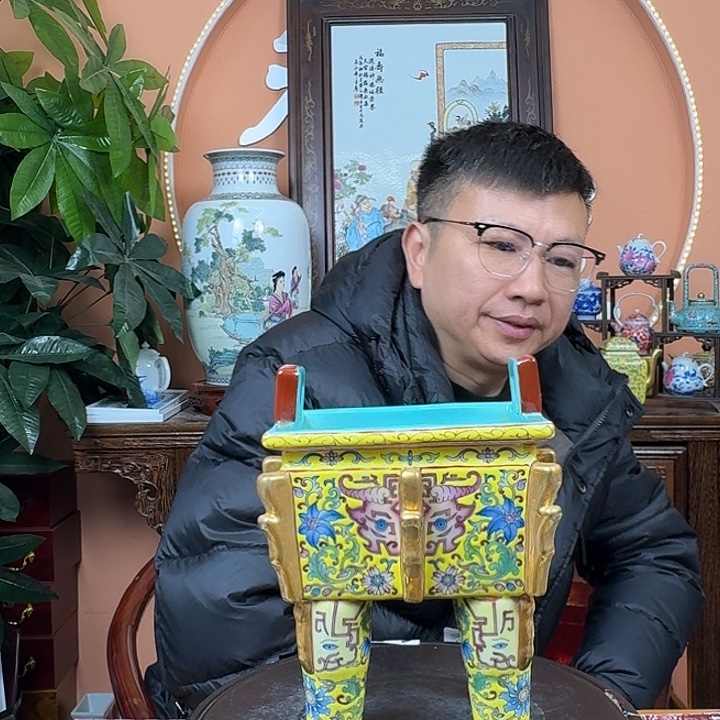 摆件陶景德镇陶瓷手工制作