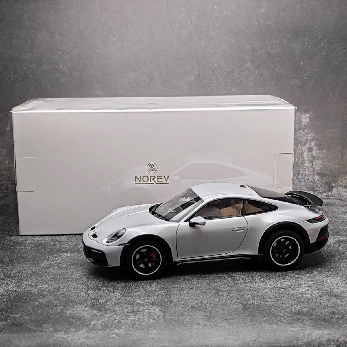 NOREV诺威尔 1:18 保时捷911 达喀尔Dakar 合金仿真汽车模型摆件