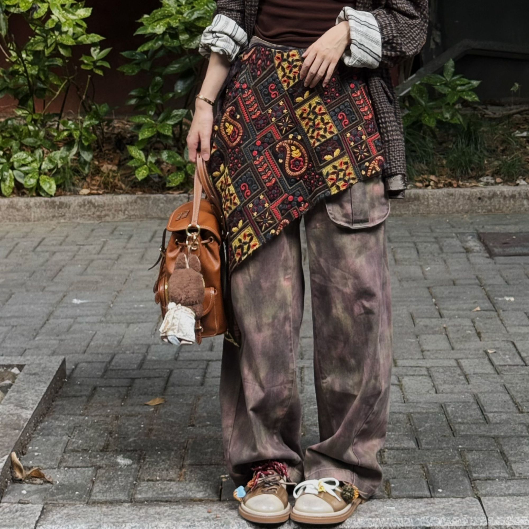 Harosey波西米亚风钩织腰封