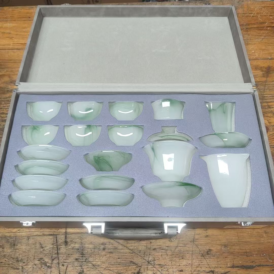 【闪购商品】古法绿琉璃套装