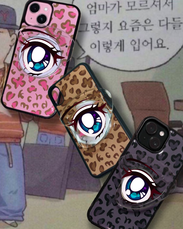 BLURRED失焦 | 创意支架显脸小漫画眼手机支架