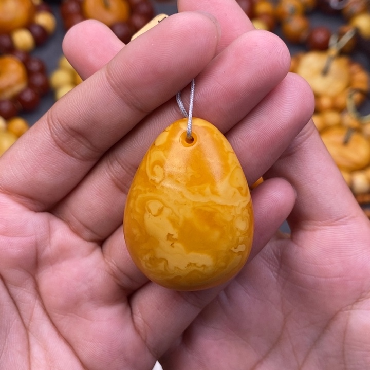 琥珀未镶嵌裸石蜜蜡L