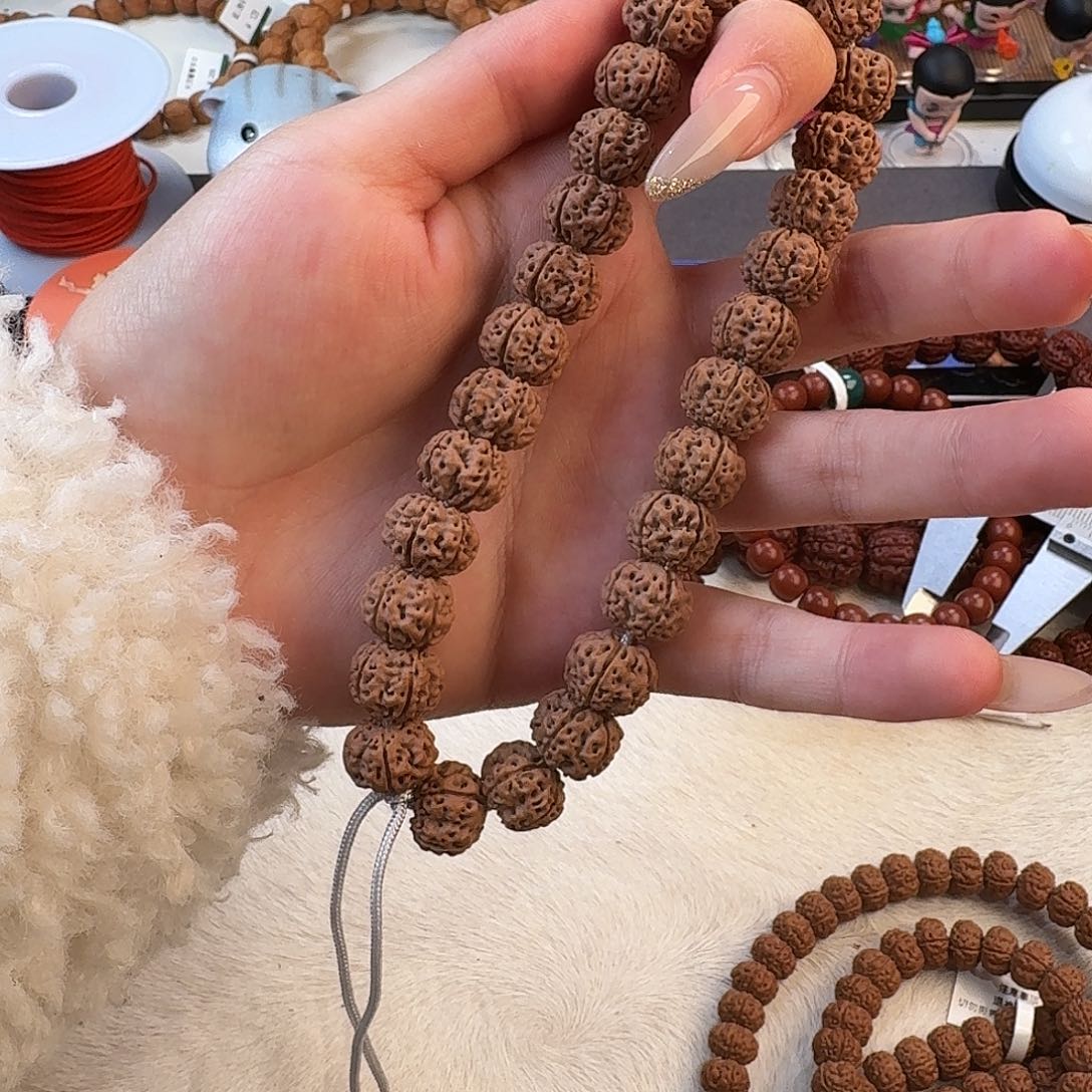 金刚菩提手串福利凹底梅花