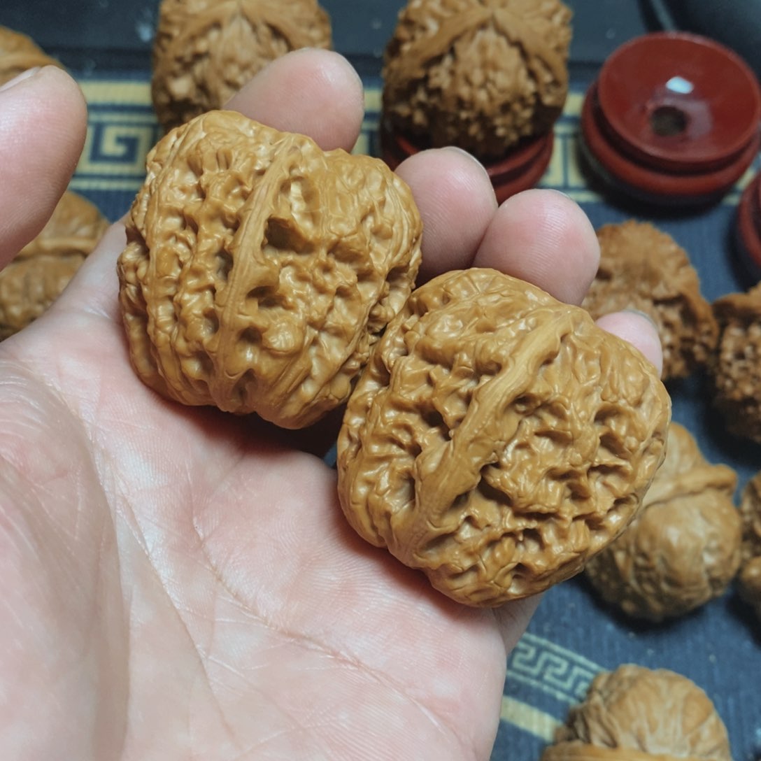 文玩核桃把件将军帮 40 66