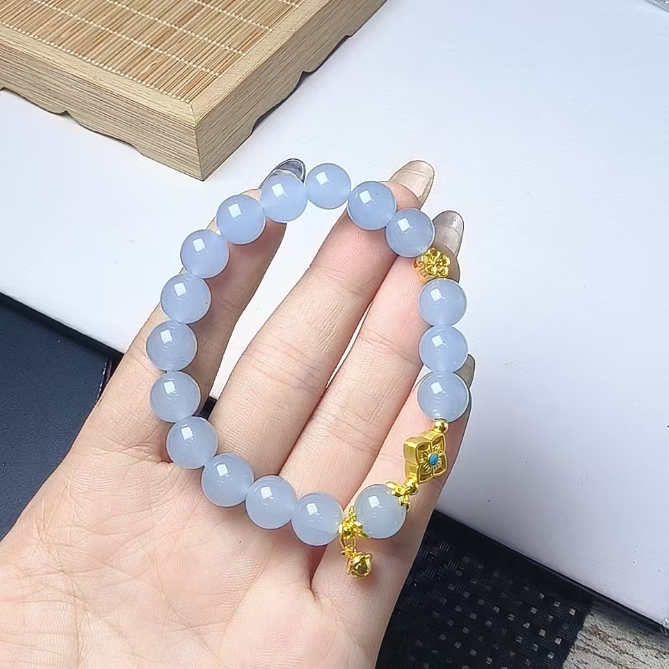 （聚宝严选）A530蓝冰diy手F串10妈妈款时尚精致精美百搭