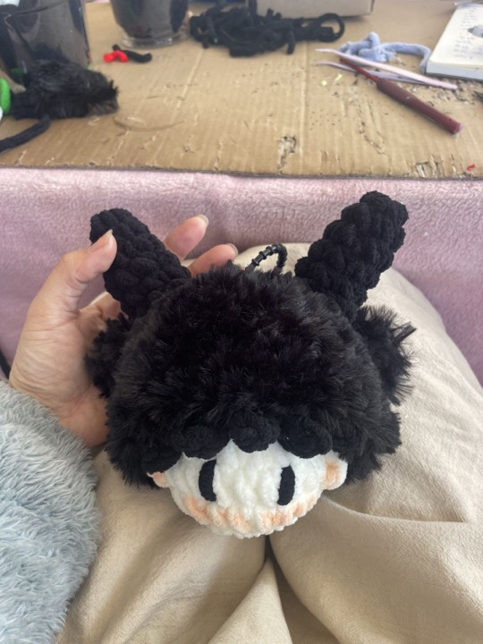 牛魔王小童十个勤天手工钩织玩偶