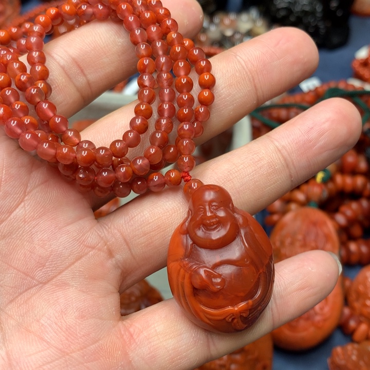 吊坠(不含链)未镶嵌南红玛瑙