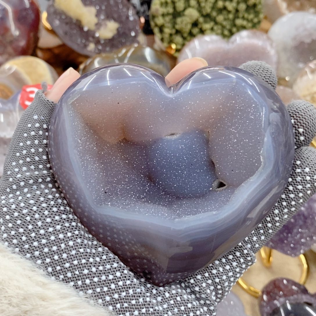 天然水晶摆件未镶嵌紫晶