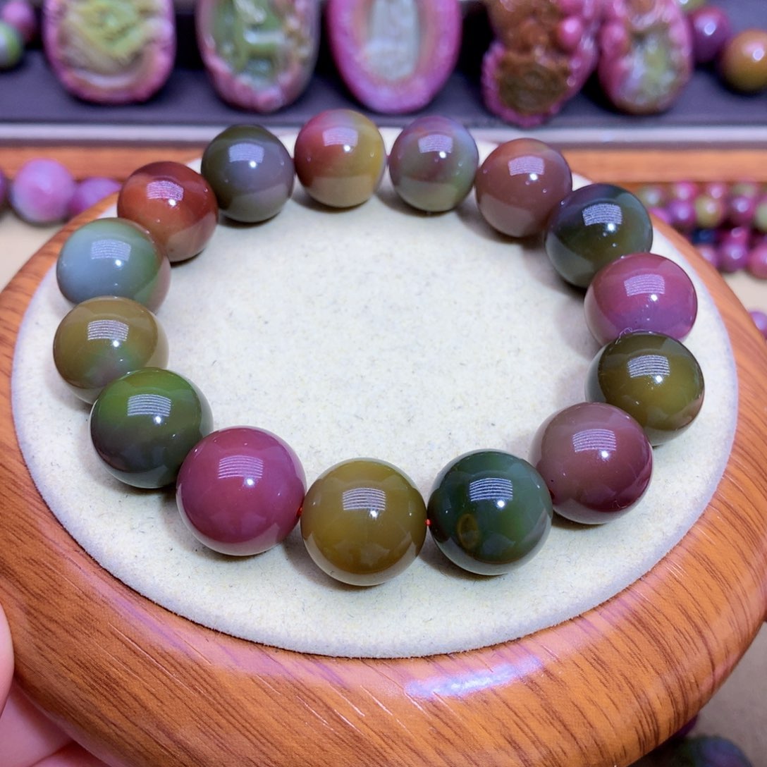 玛瑙未镶嵌手链盐源