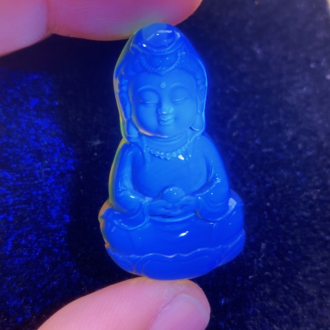 【闪购商品】蓝珀颈饰未镶嵌蓝珀雕刻件