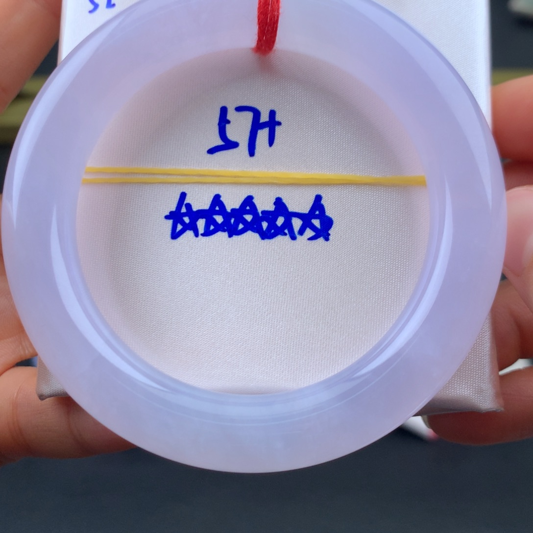 翡翠未镶嵌手镯冰紫胖圆强推