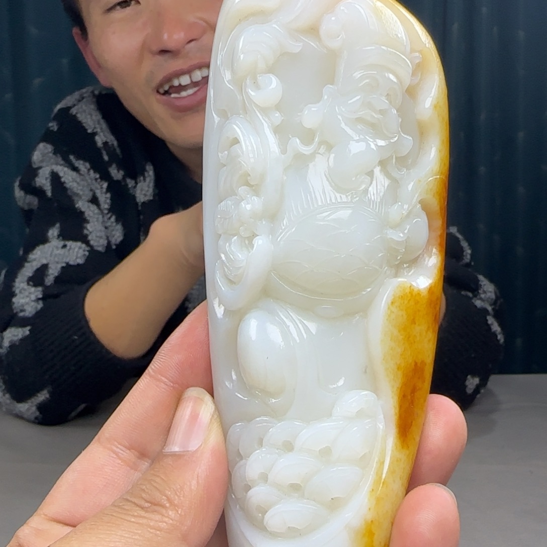 和田玉未镶嵌摆件