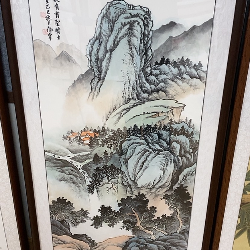 【闪购商品】国画手绘国画带框123.63
