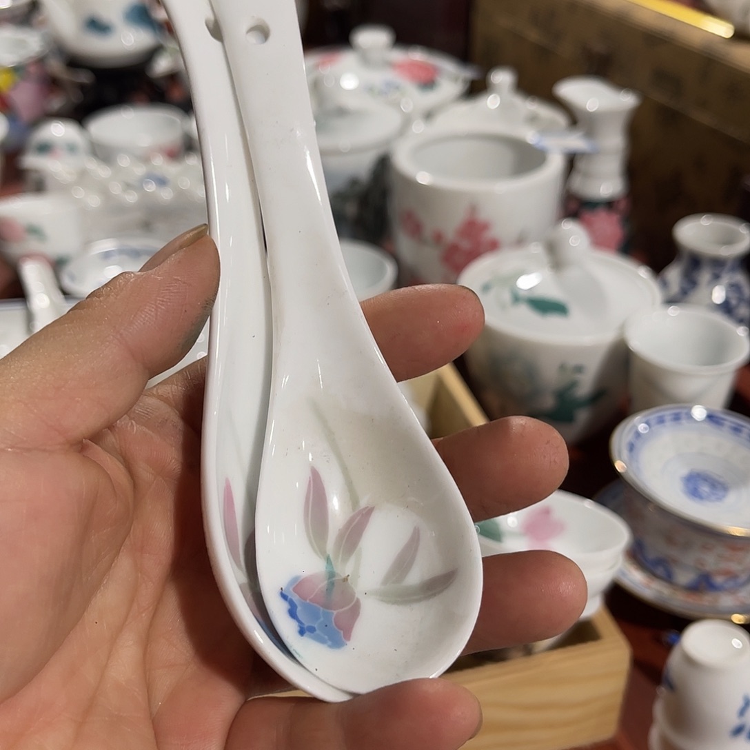 醴陵老厂瓷微瑕慎拍