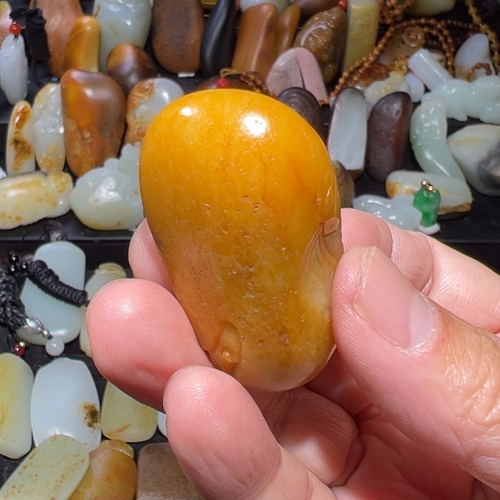 和田玉吊坠(不含链)未镶嵌