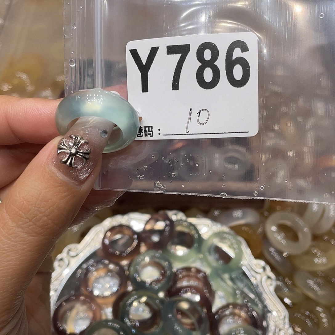 玛瑙/玉髓未镶嵌戒指786