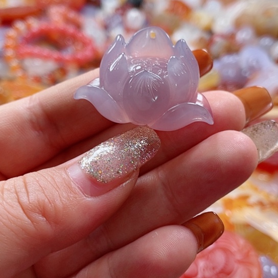 玛瑙/玉髓吊坠(赠链)未镶嵌天**翼