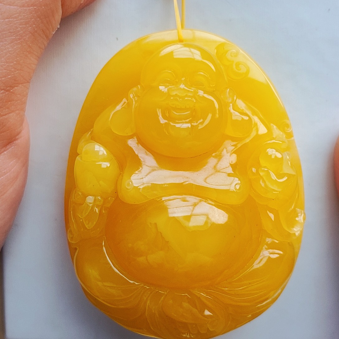 蜜蜡颈饰未镶嵌天然保真假一赔十26