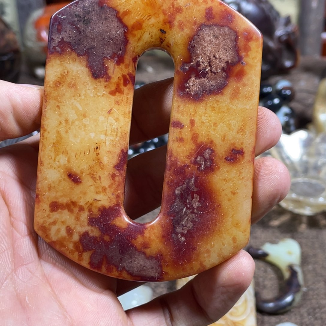 和田玉未镶嵌吊坠(不含链)