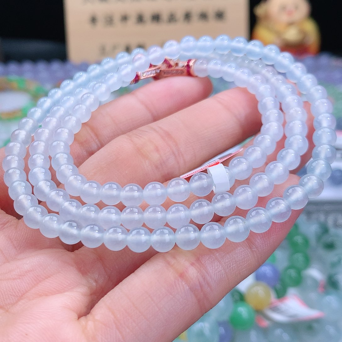 翡翠手链未镶嵌卡5