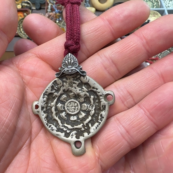 小*藏传老物件九宫牌