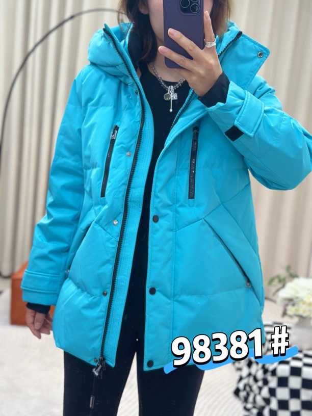 金影奇 时尚休闲款简约时尚中款外套 98381